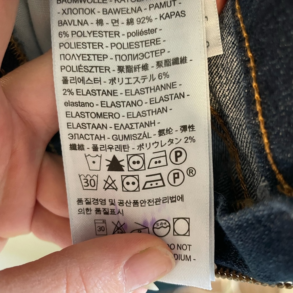 New with tags Levi’s Blue Denim Overalls - Picture 5 of 6